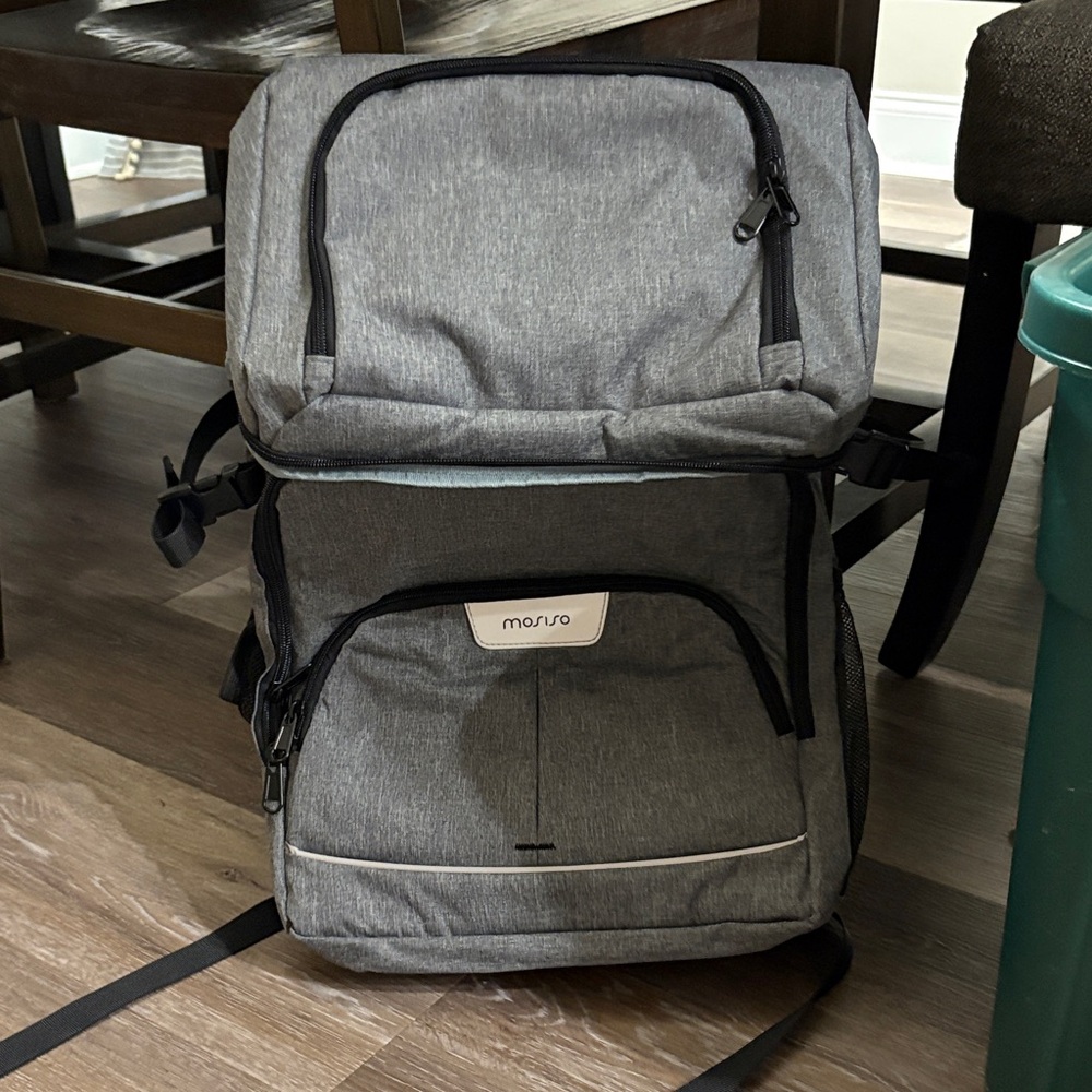 Mosiso Charcoal Gray Backpack Cooler